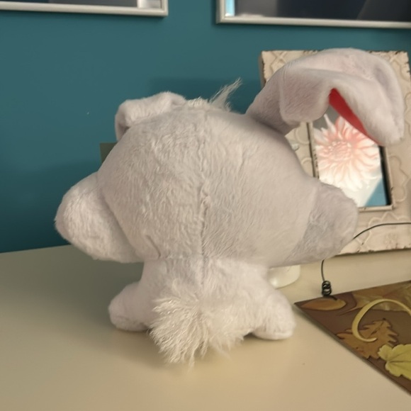 White and Pink Bunny Plush Toy - Picture 2 of 3